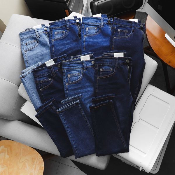 Stack of Blue Jeans