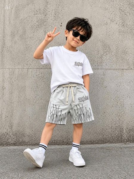 White T-Shirt Set