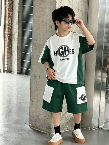 Green and White Set