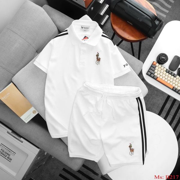 White Polo Set