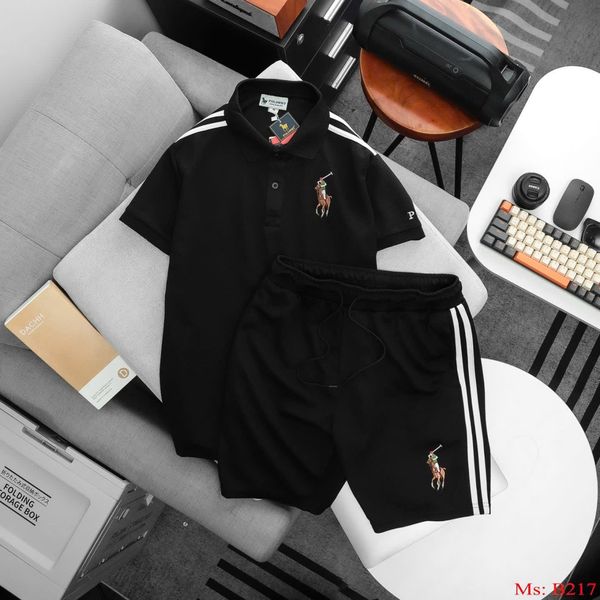Black Polo Set