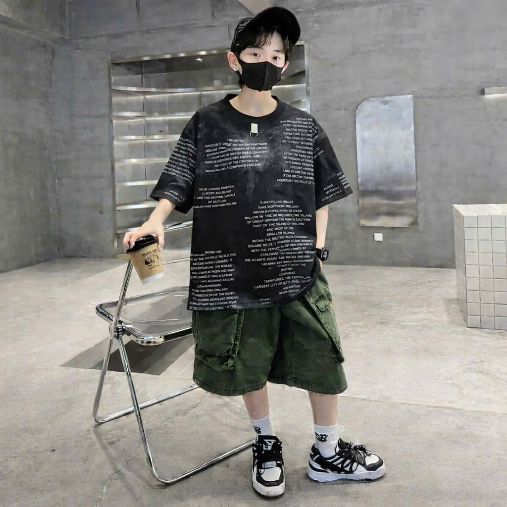 Kids' private label streetwear manufactured by AT Garment Factory, Vietnam