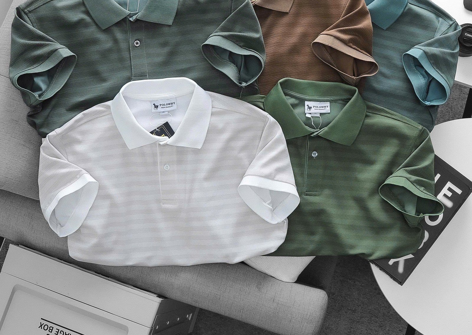 Polo Shirts &mdash; cotton & polyester