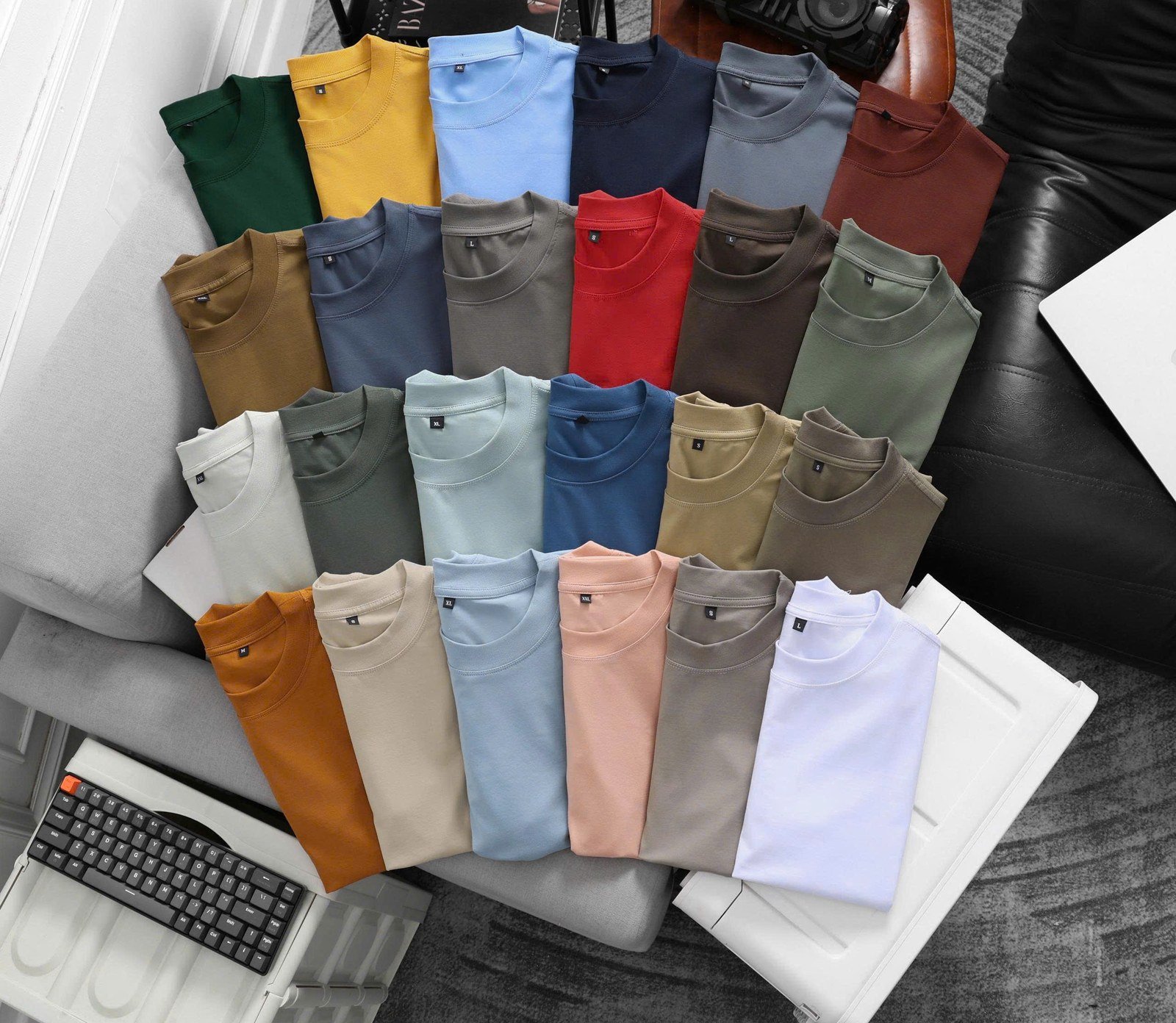 T-Shirts &mdash; 100% cotton, full color range