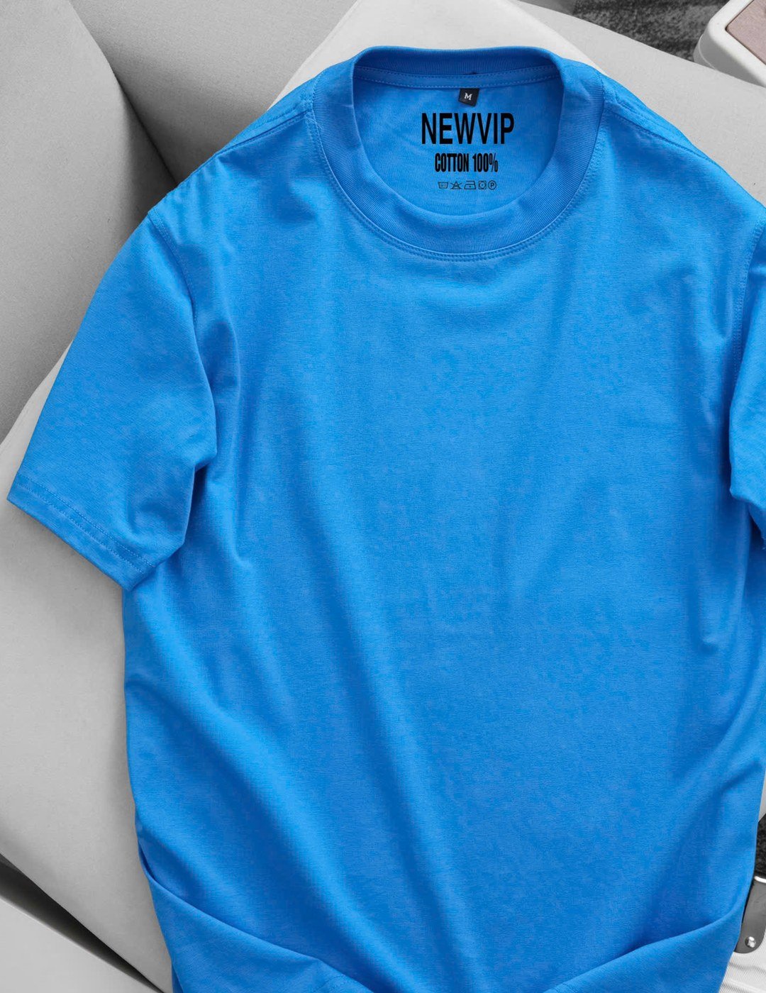 Cotton T-Shirt &mdash; Blue